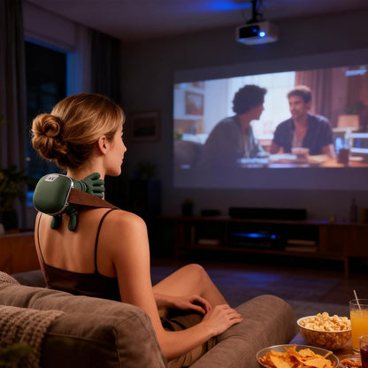 Portable, Bionic Heated Neck and Back Massager