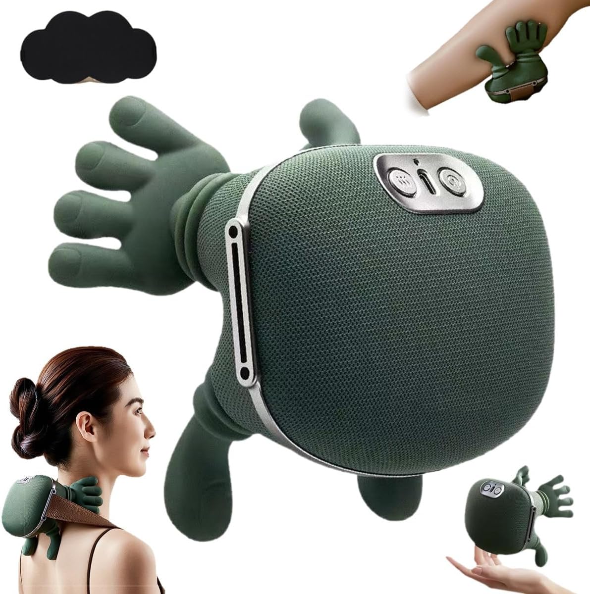 Portable, Bionic Heated Neck and Back Massager