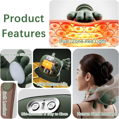 Portable, Bionic Heated Neck and Back Massager